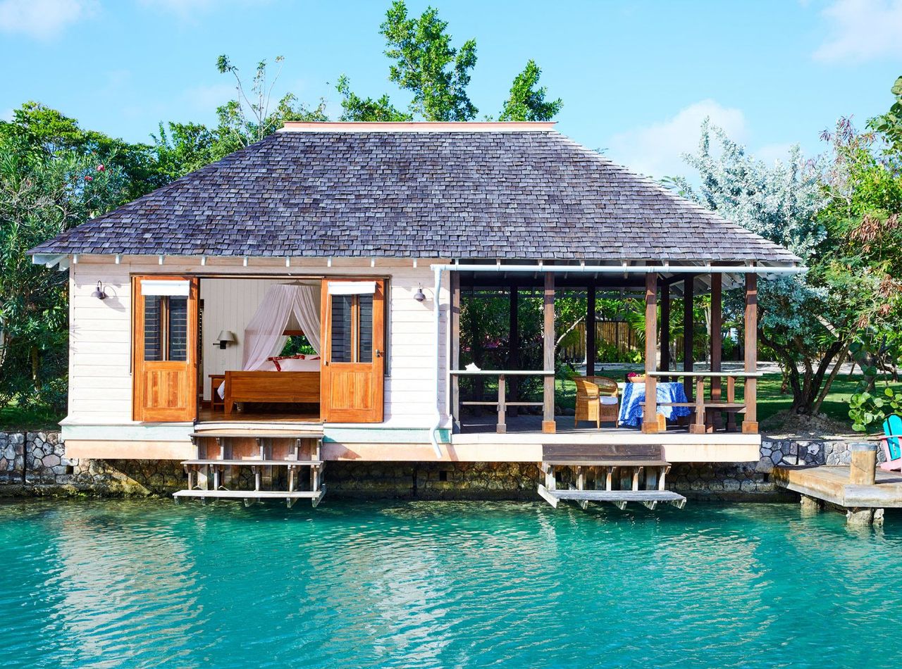 GoldenEye beach huts