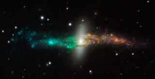 MUSE Color-Coded Image of NGC 4650A