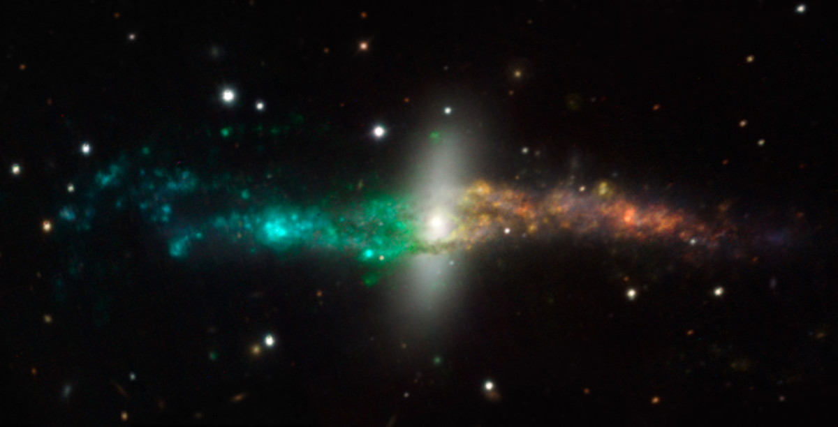 MUSE Color-Coded Image of NGC 4650A