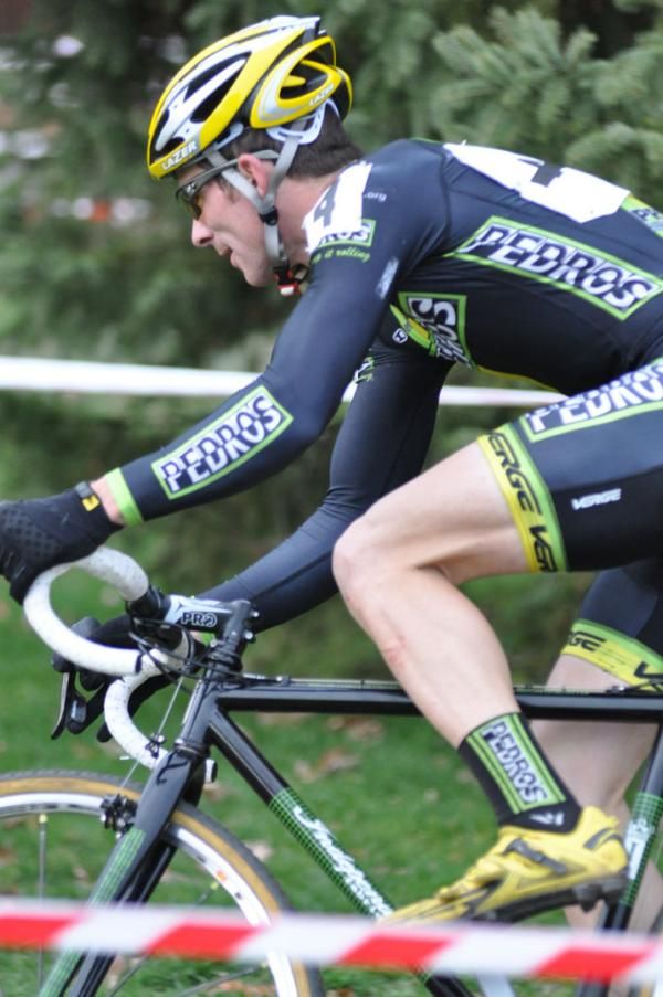 Dylan McNicholas (Pedro's) recovered from a rough day yesterday the be an active player in the front group all day
