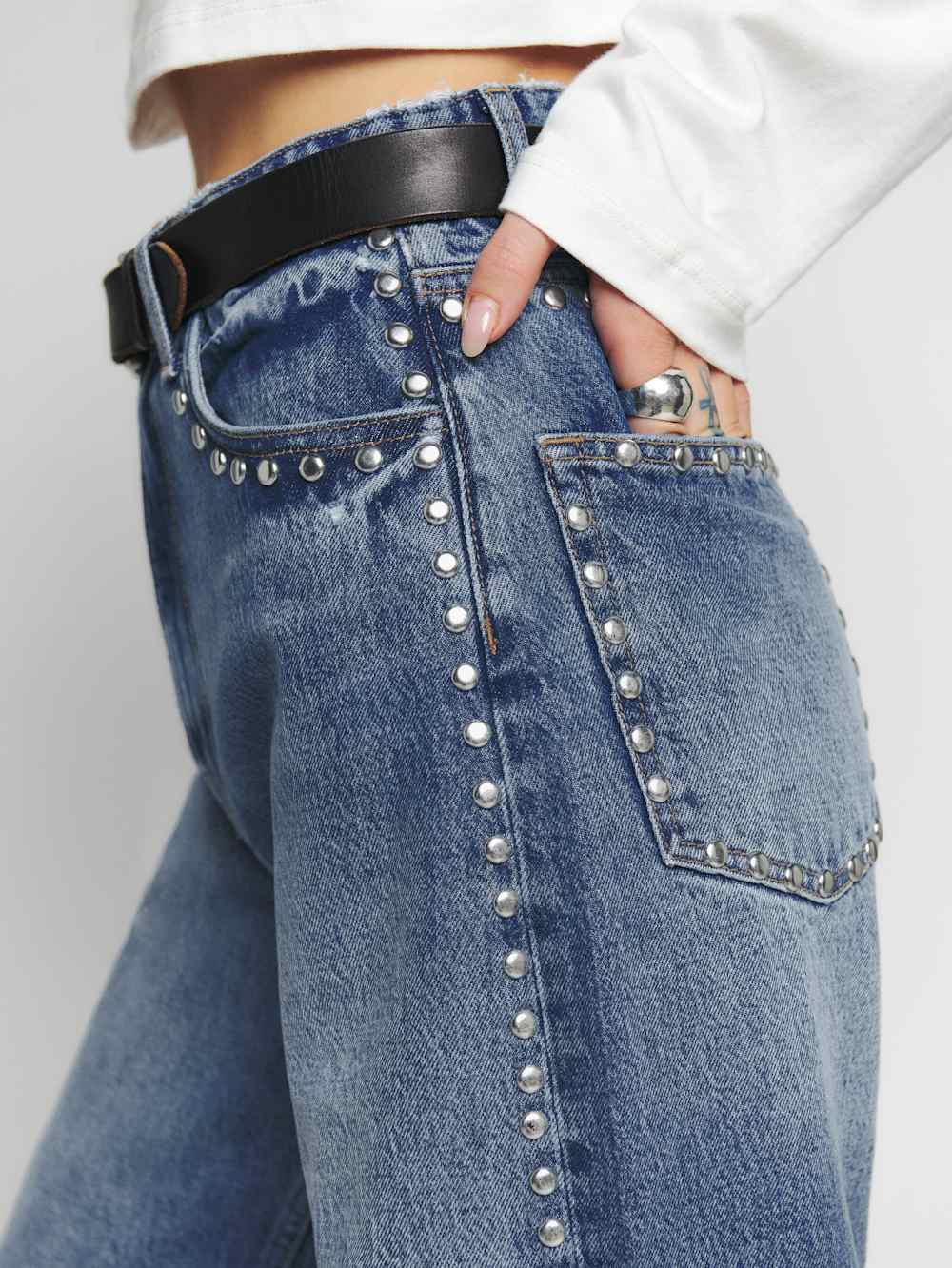 Cary High Rise Slouchy Wide Leg Short Jeans