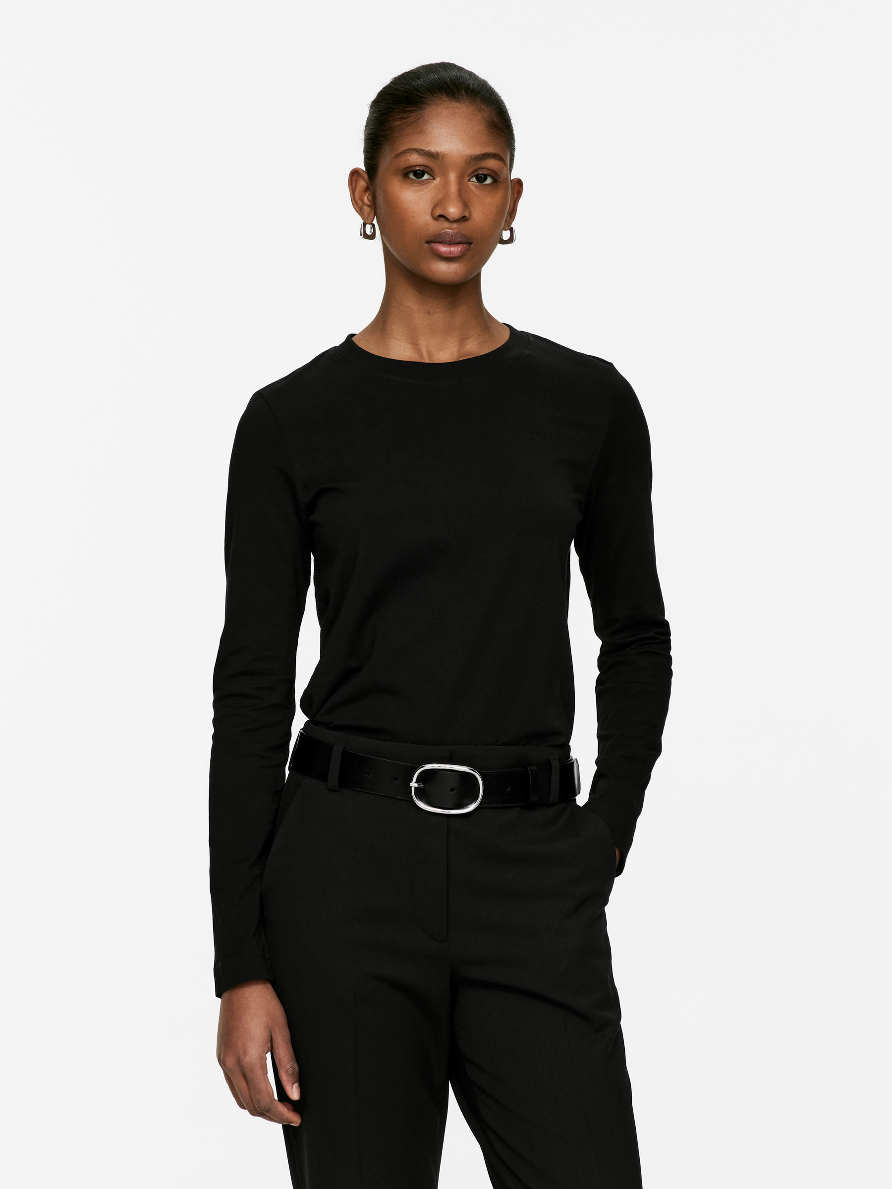 Iris Lightweight T-Shirt 
 Black 
 Women 
 Arket Gb