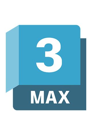 The logo for 3ds Max animation software