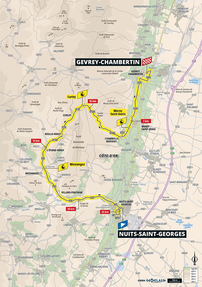2024 Tour de France maps and profiles