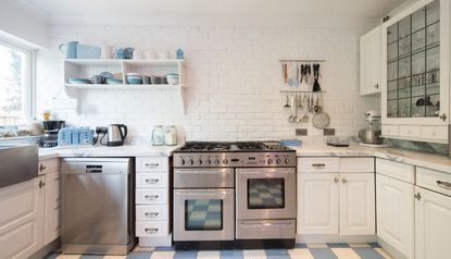 A general view of a kitchen interior