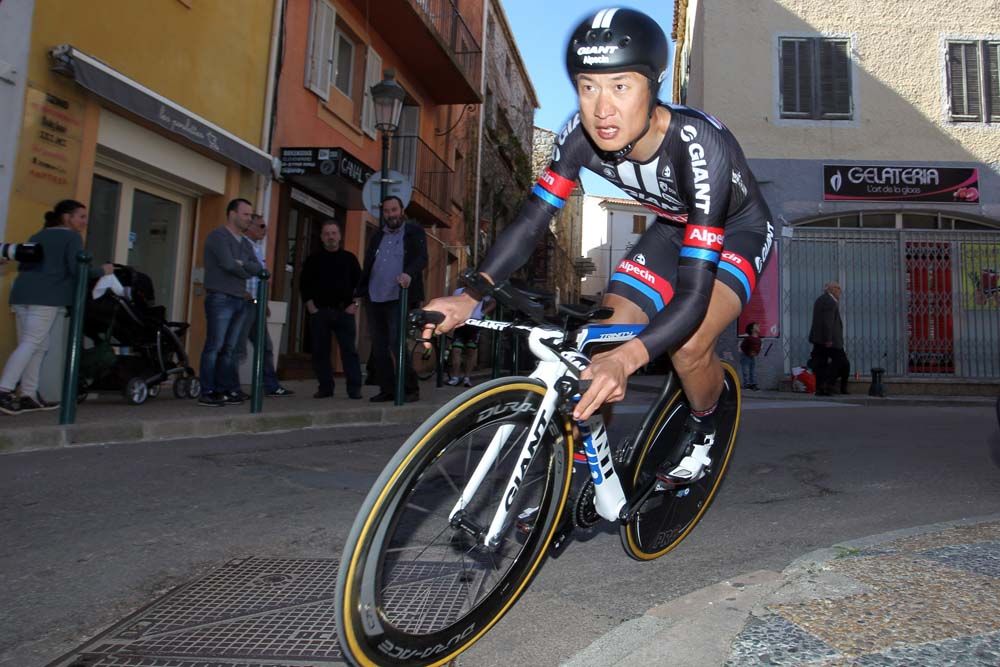 Chinese rider Cheng Ji (Giant-Alpecin)