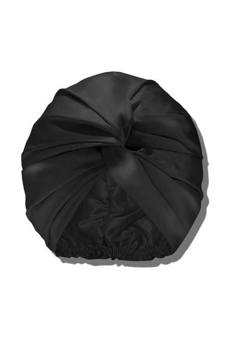 Pure Silk Turban in Black