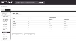 Netgear Nighthawk RS600 app screen shot