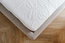 Mattress mistakes - the corner of a mattress on a bed frame