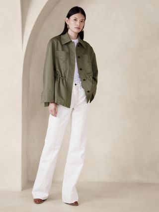 Lucia Cotton-Linen Jacket
