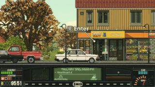 Keep Driving review; indie game featuring pixel art cars