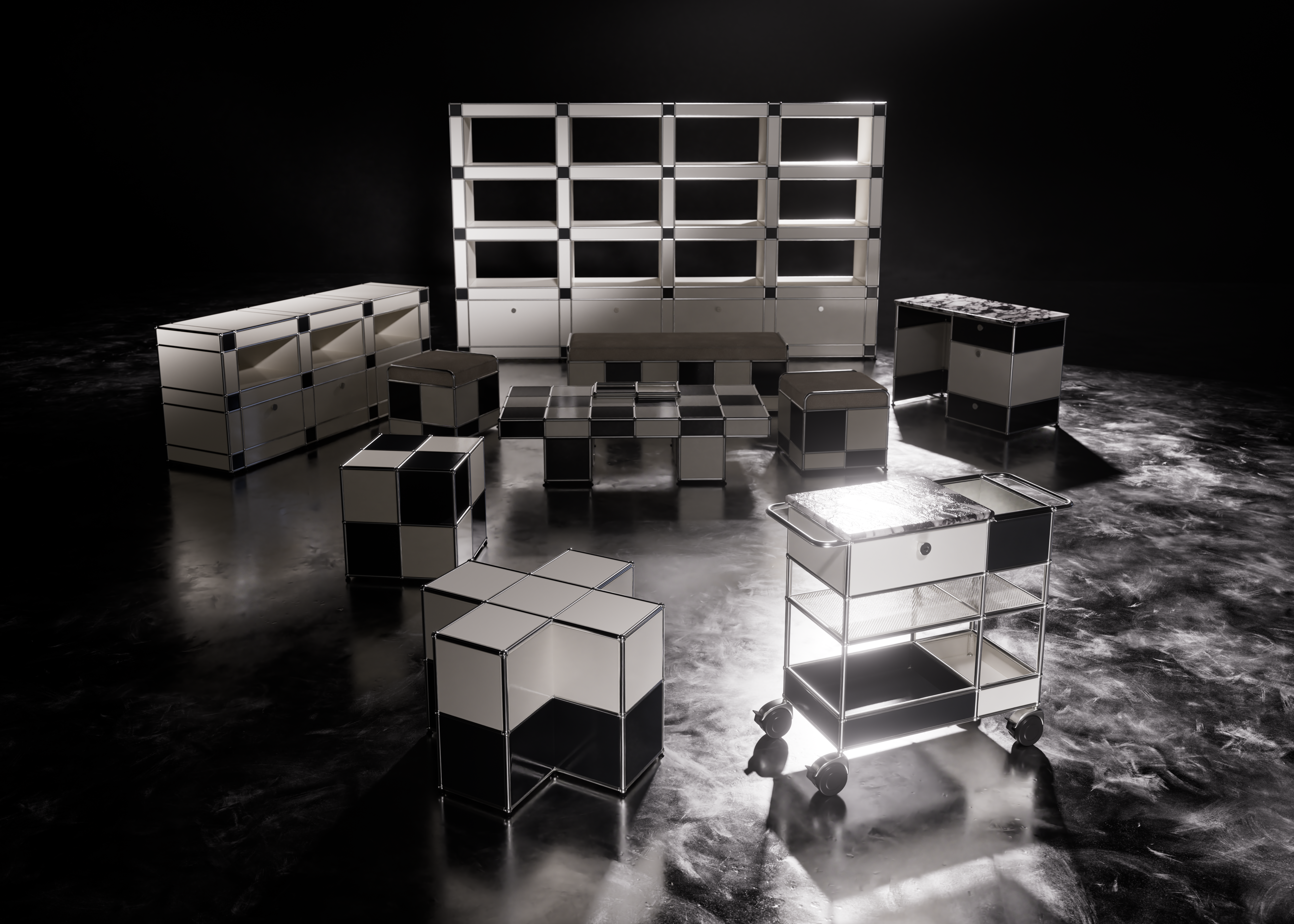 Tessellate furniture by Buchanan Studio for USM