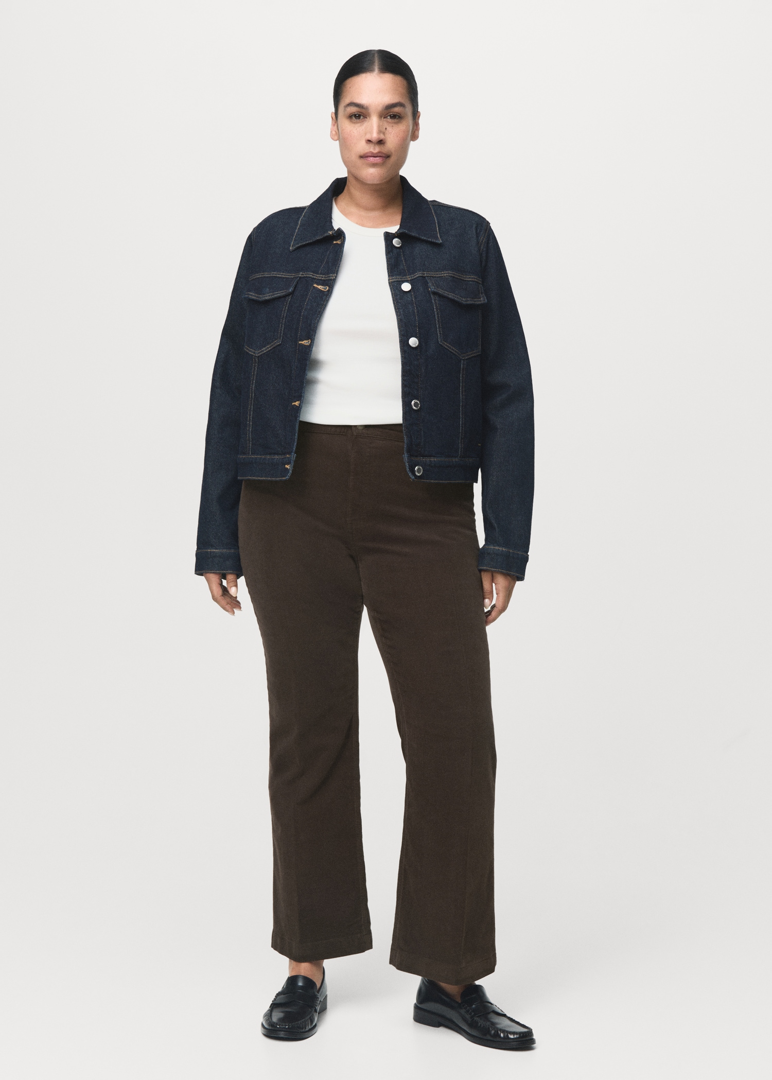 Corduroy Flared Jeans - Women | Mango United Kingdom