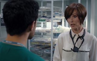 Connie's efficient bedside manner leaves several people smarting in Casualty, including doctor Rash