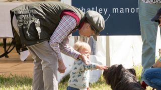 Princess Anne, Princess Royal and Mia Tindall attend the Whatley Manor International Horse Trials at Gatcombe Park on September 12, 2015 in Stroud, England.