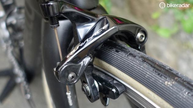 The new quick release has only two positions, open and closed, and when closed is aligned with the brake's arm