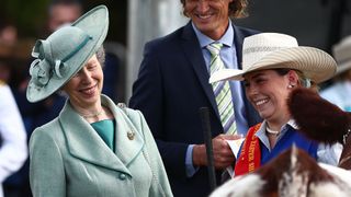 Princess Anne laughing