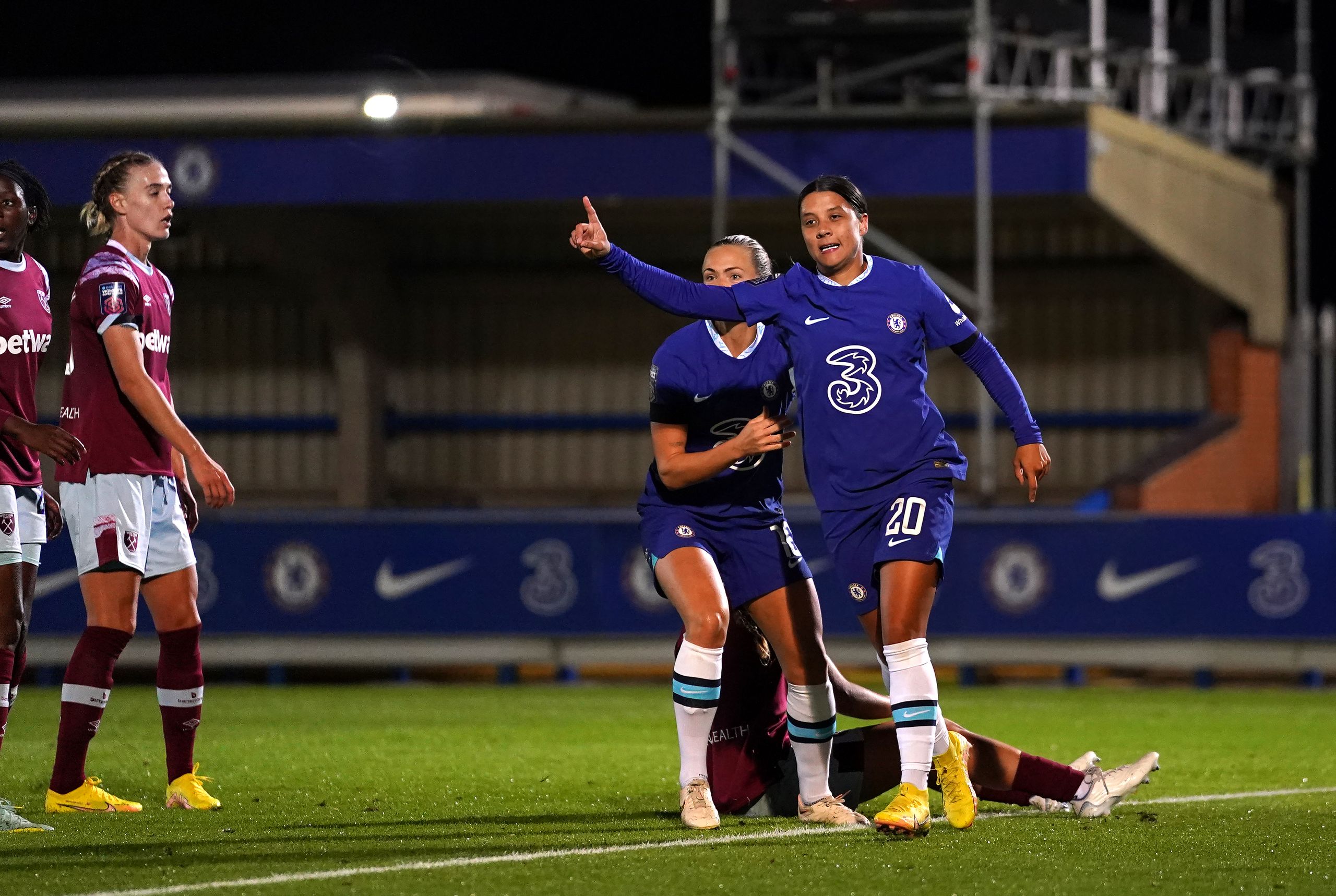 Chelsea beat West Ham to make it back-to-back Women’s Super League wins ...