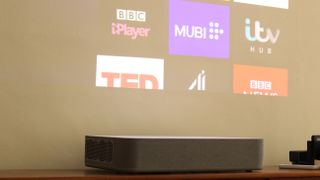 A Roku streaming stick was an easy fix for the projector's software
