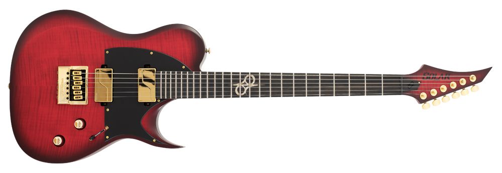 Solar electric guitar T1.6AFBRB