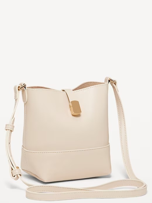 Old Navy, Small Preppy Bucket Crossbody Bag