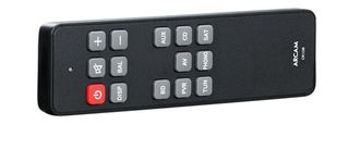 The standard remote control is simple, but does the job