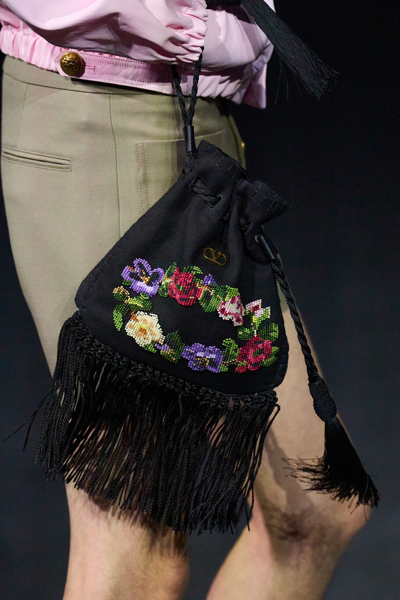 pouch bag trend spring 2026 at Valentino