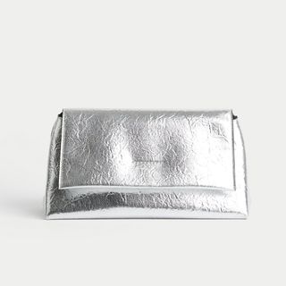 M&S Metallic Clutch Bag