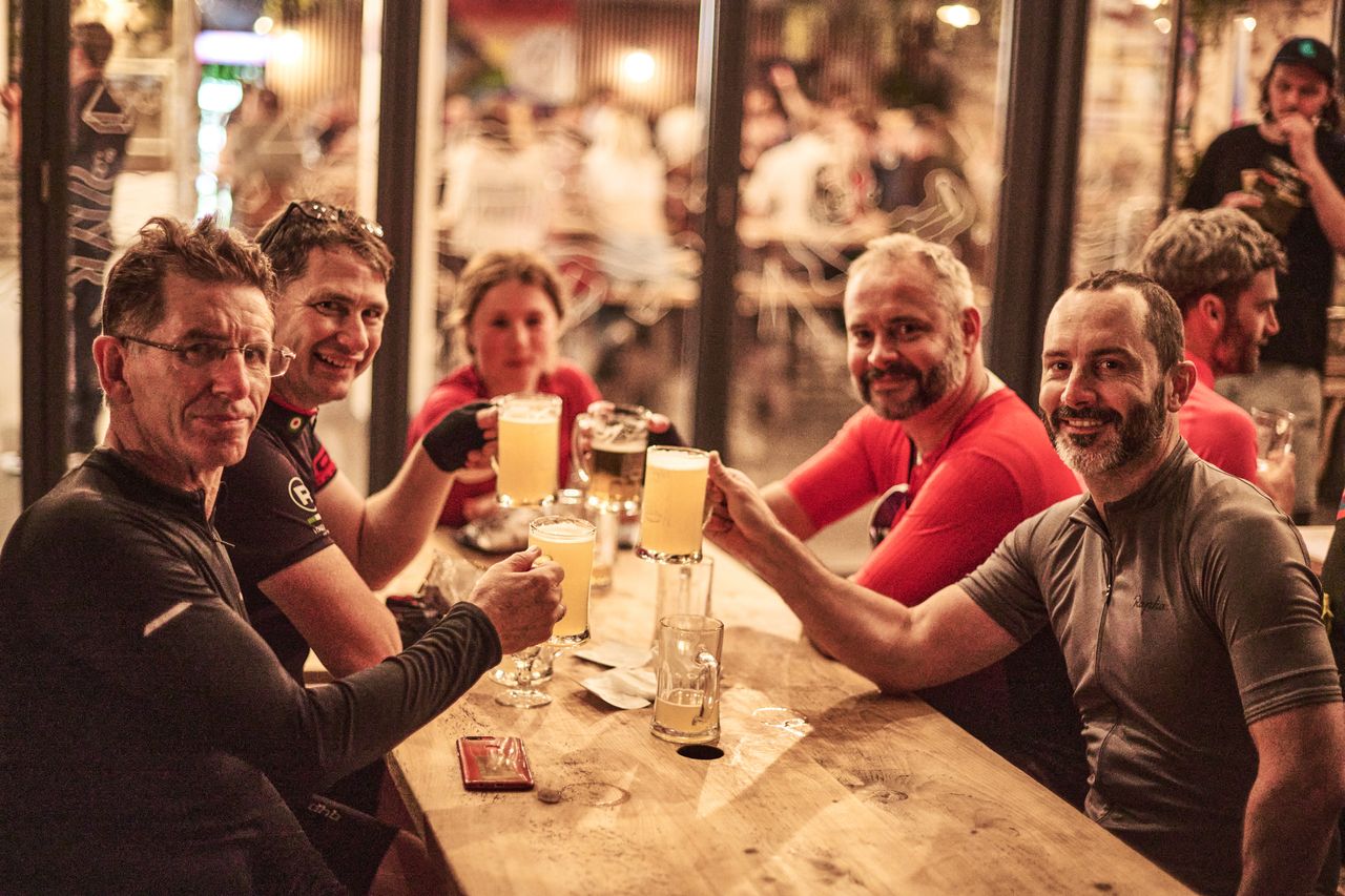 Liquid refreshment is at the heart of cycling culture and history