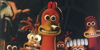 Chicken Run's chickens smiling