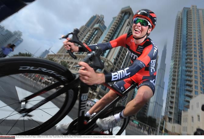 BMC Yannick Eijssen in the Dubai Tour time trial