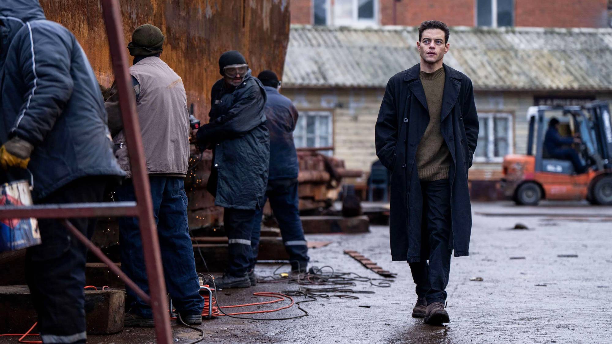 Rami Malek as Charles "Charlie" Heller in "The Amateur"