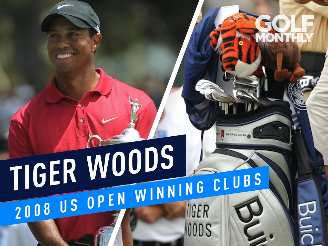 Tiger Woods 2008 US Open Winning Clubs