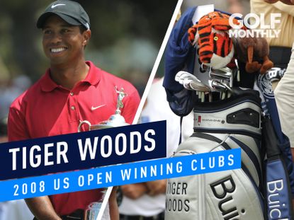 Tiger Woods 2008 US Open Winning Clubs