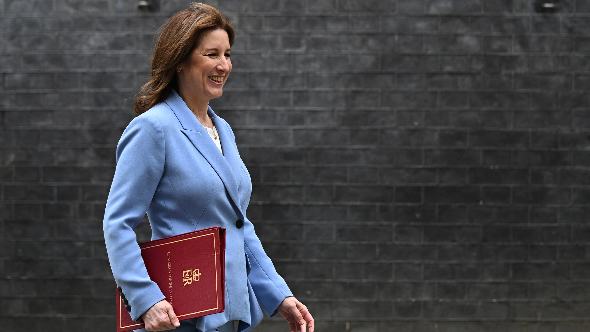 UK chancellor Rachel Reeves pictured departing Downing Street to present the government's Spring Forecast to the House of Commons.