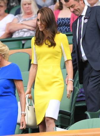 london, england july 07 catherine, duchess of cambridge attends day ten of the wimbledon tennis championships at wimbledon on july 07, 2016 in london, england photo by karwai tangwireimage