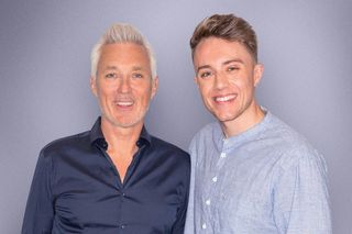 Roman Kemp with his singer dad Martin.