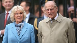 Camilla, Duchess of Cornwall and Prince Philip, Duke of Edinburgh attend a beacon lighting ceremony