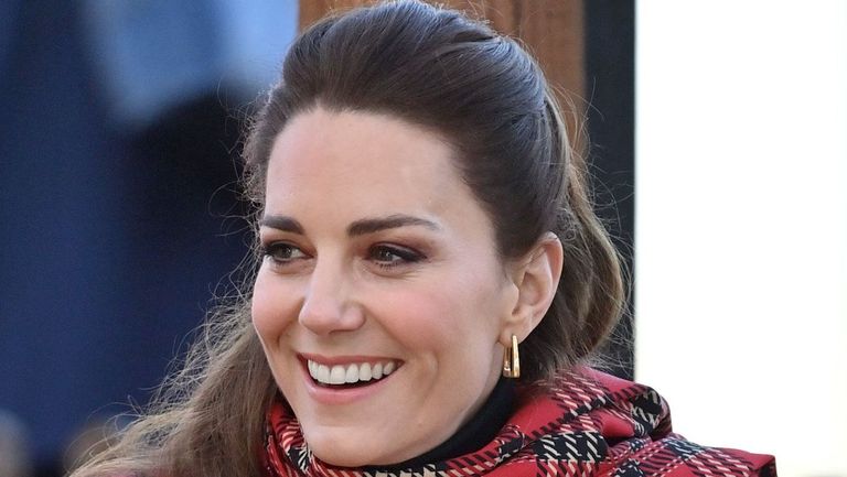 cardiff, united kingdom december 08 embargoed for publication in uk newspapers until 24 hours after create date and time catherine, duchess of cambridge visits cardiff castle on december 8, 2020 in cardiff, wales the duke and duchess of cambridge are undertaking a short tour of the uk, using the royal train, ahead of the christmas holidays to pay tribute to the inspiring work of individuals, organisations and initiatives across the country that have gone above and beyond to support their local communities during the coronavirus pandemic photo by poolmax mumbygetty images