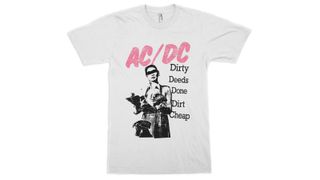Best AC/DC t-shirts: 3. AC/DC T-shirt Dirty Deeds Done Dirt Cheap