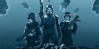 Poster artwork used to illustrate the third season of "The Expanse."