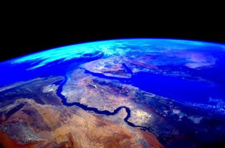 Egypt from ISS by Astronaut Scott Kelly