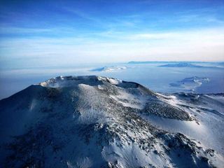 Erebus from above.