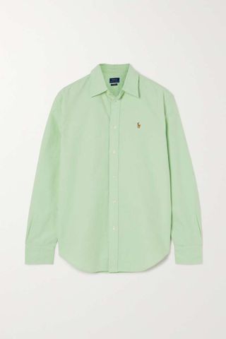 Polo Ralph Lauren Embroidered Cotton-Oxford Shirt