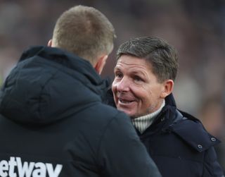 Graham Potter and Oliver Glasner go head-to-head on Saturday as West Ham host Crystal Palace