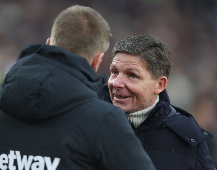 Graham Potter and Oliver Glasner go head-to-head on Saturday as West Ham host Crystal Palace