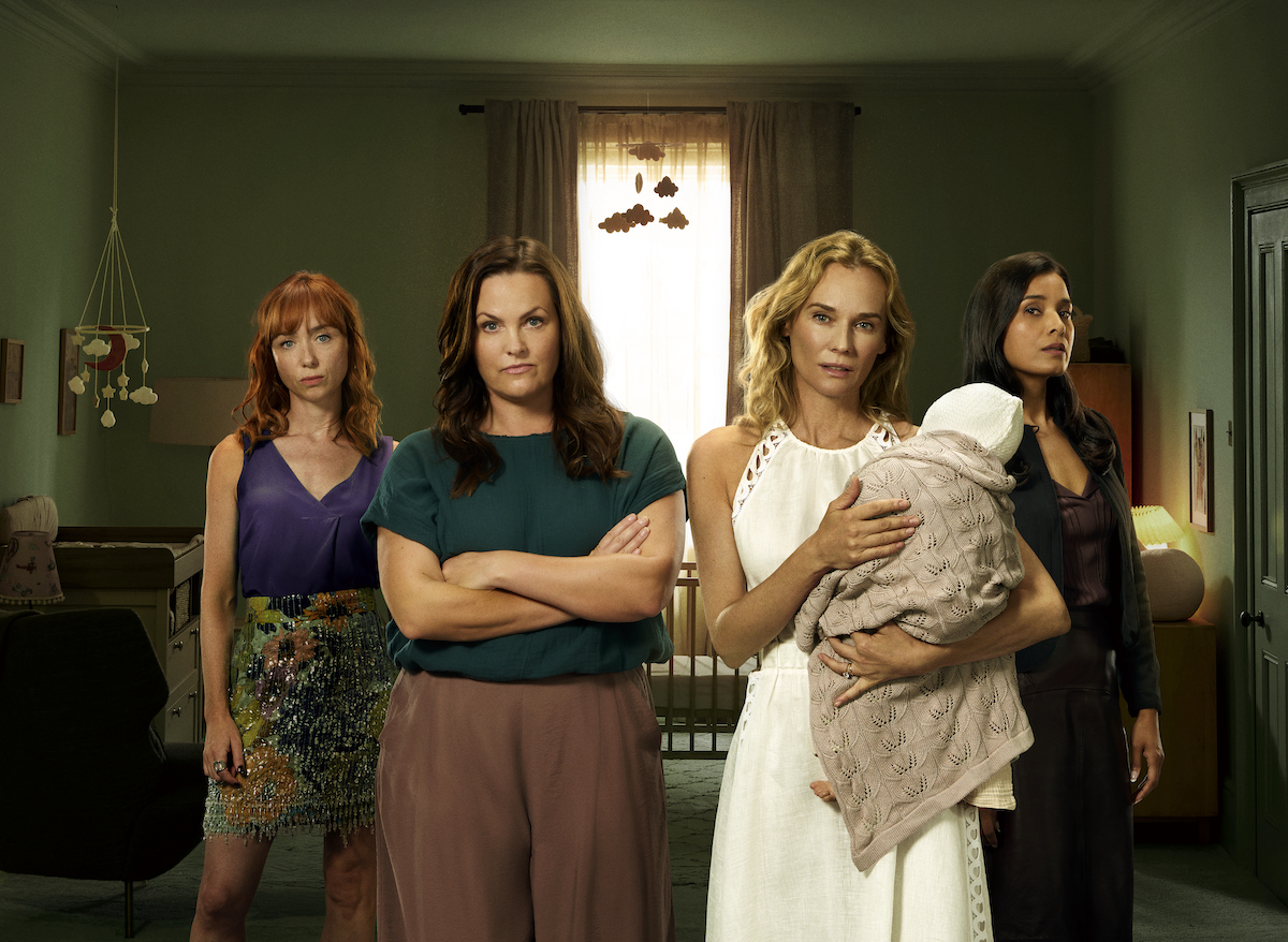 Mel, Liz, Jess and Charlotte in Little Disasters.