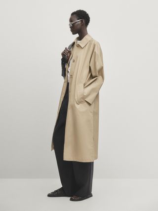 Trench Coat With Vents