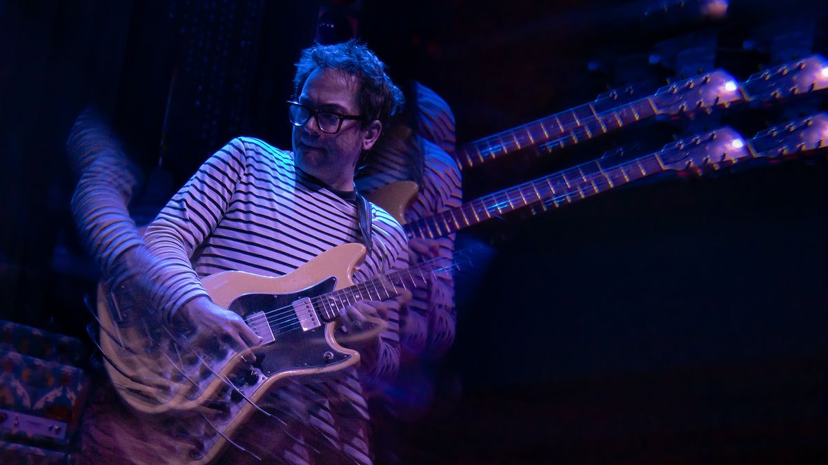 Anthony Pirog playing his Abernethy Sonic Empress guitar