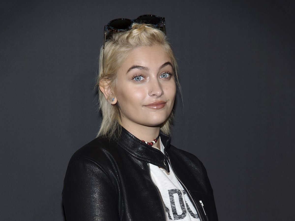 Paris Jackson at a fashion show in Paris, France, on January 21, 2017. 